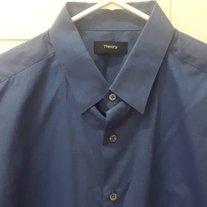 NEW theory blue shirt